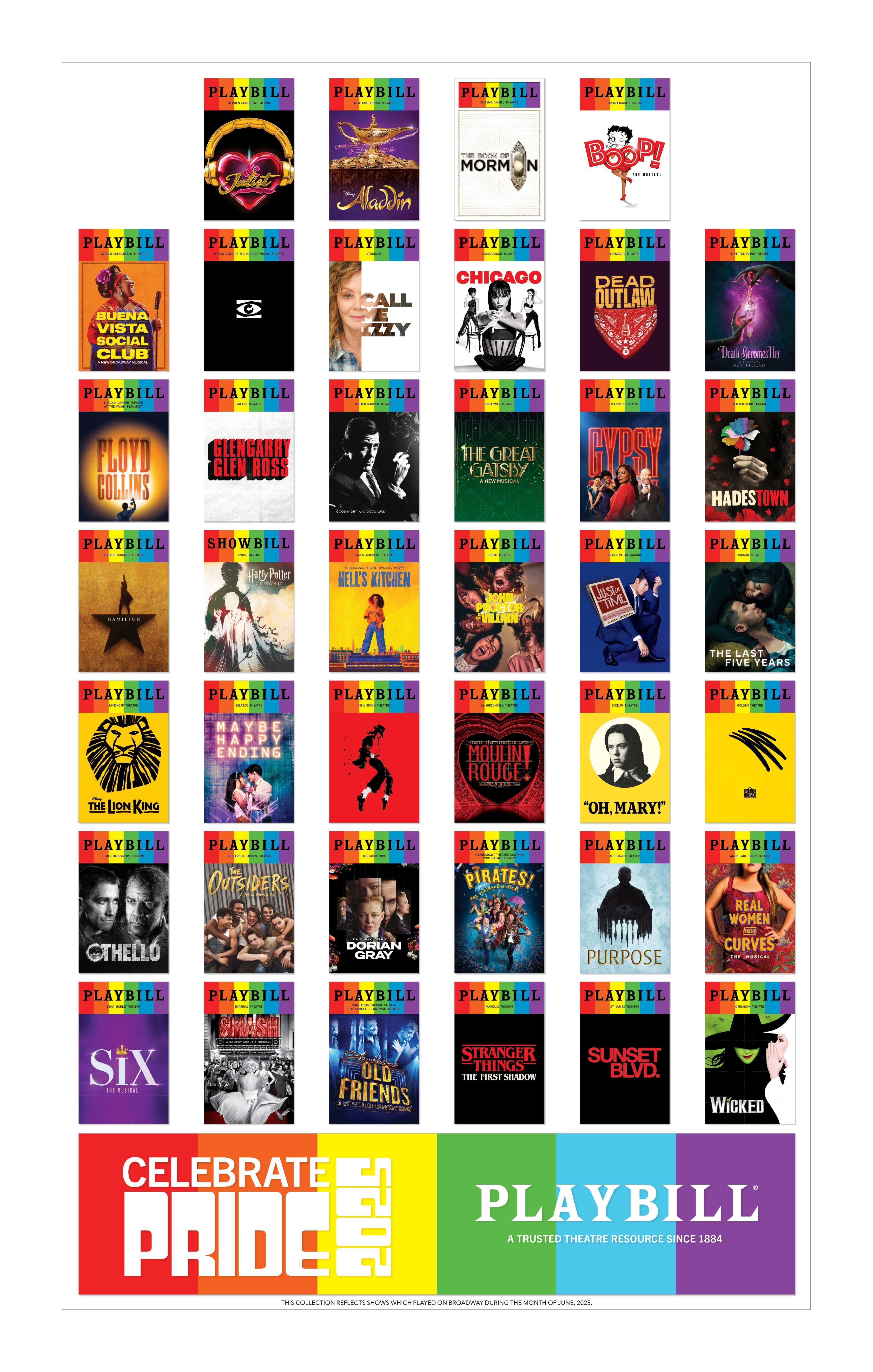 Playbill Pride 2025 Poster