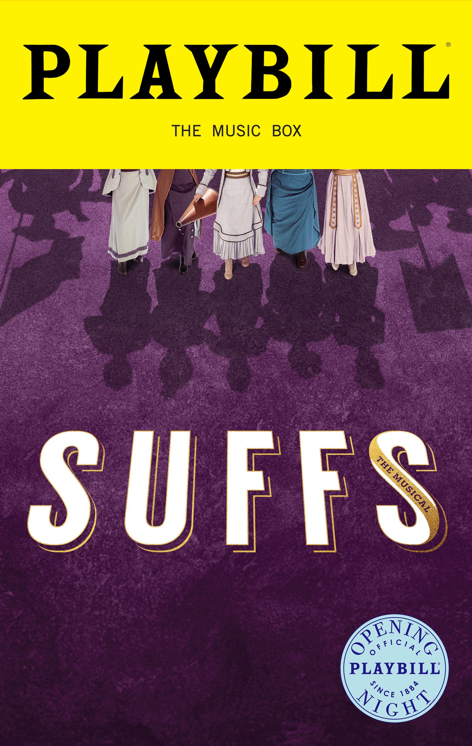 Suffs Limited Edition Official Opening Night Playbill